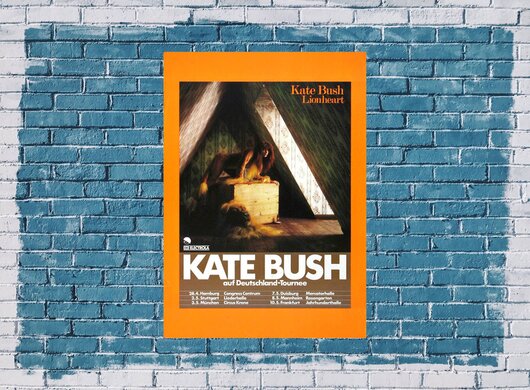 Kate Bush - Lionheart, Tour 1979 - Konzertplakat