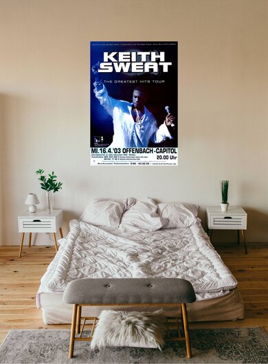 Keith Sweat - Greatest Hits, Frankfurt 2003 - Konzertplakat