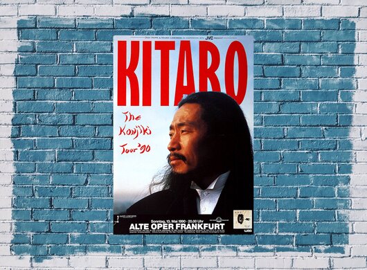 Kitaro - The Konjiki,  Frankfurt 1990 - Konzertplakat