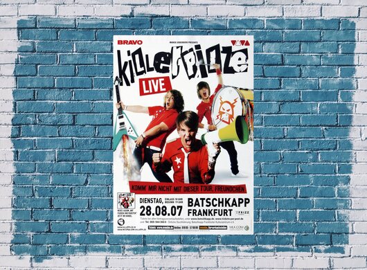 Killer Pilze - Live, Frankfurt 2007 - Konzertplakat