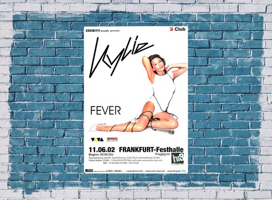 Kylie Minogue - Fever, Frankfurt 2002 - Konzertplakat