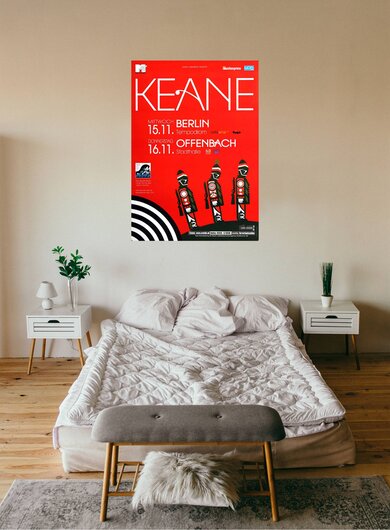 Keane - Tom Chaplin - Fearless, Berlin & Frankfurt 2005 - Konzertplakat