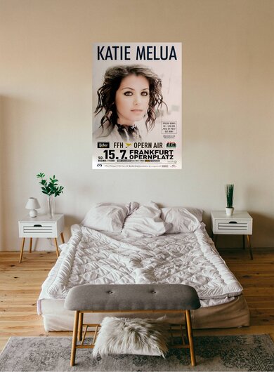 Katie Melua - On The Road Again, Frankfurt 2007 - Konzertplakat