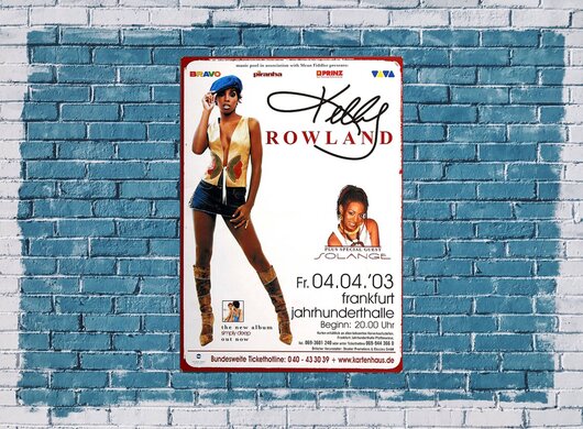 Kelly Rowland - Simply Deep, Frankfurt 2003 - Konzertplakat