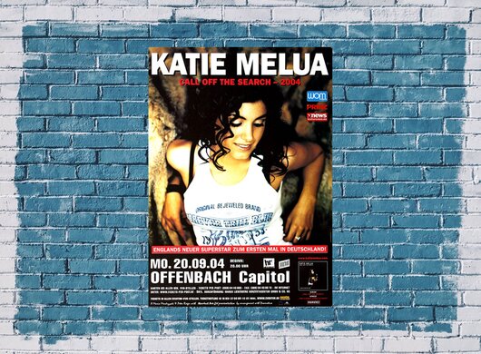 Katie Melua - Call Of The Search, Frankfurt 2004 - Konzertplakat