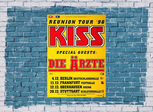 KISS - Reunion, Tour 1996 - Konzertplakat