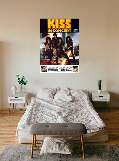 KISS - Animalized, Frankfurt 1984 - Konzertplakat