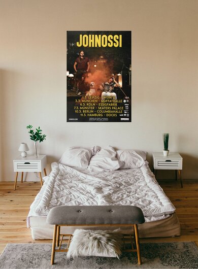 Johnossi - Air Is Free, Tour 2017 - Konzertplakat