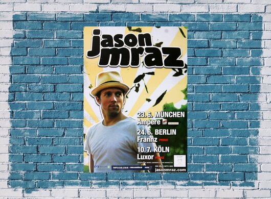 Jason Mraz - Sunshine Song, Tour 2008 - Konzertplakat