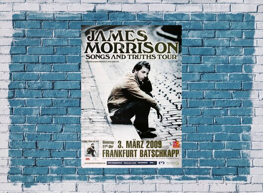 James Morrison - Songs For You, Frankfurt 2009 - Konzertplakat
