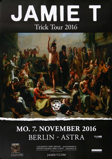 Jamie T - Trick, Berlin 2016 - Konzertplakat
