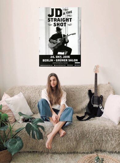 JD & The Straight Shot - Violet´s Song, Berlin 2016 - Konzertplakat