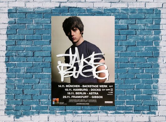 Jake Bugg - On My One, Tour 2016 - Konzertplakat