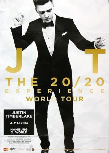 Justin Timberlake - Mirrors , Hamburg 2014 - Konzertplakat