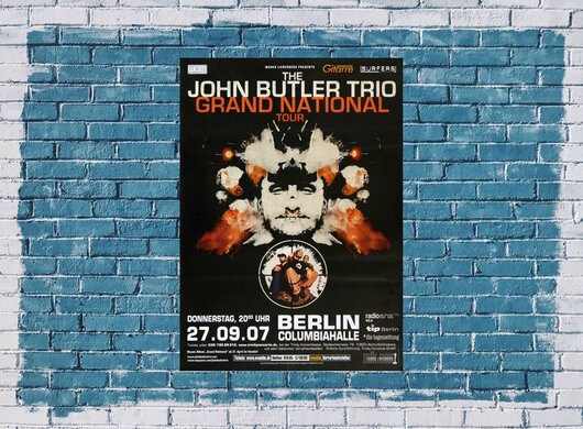 John Butler Trio - Grand National , Berlin 2007 - Konzertplakat
