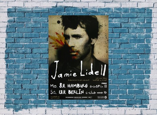 Jamie Lidell - Gypsy Blood, Hamburg & Berlin 2010 - Konzertplakat