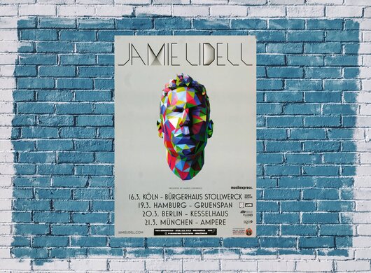 Jamie Lidell - Big Love, Tour 2013 - Konzertplakat