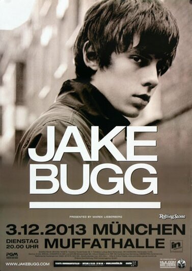 Jake Bugg - Messed Up Kids , München 2013 - Konzertplakat