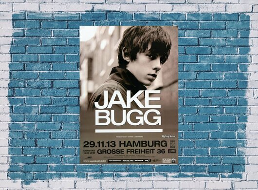 Jake Bugg - Messed Up Kids , Hamburg 2013 - Konzertplakat