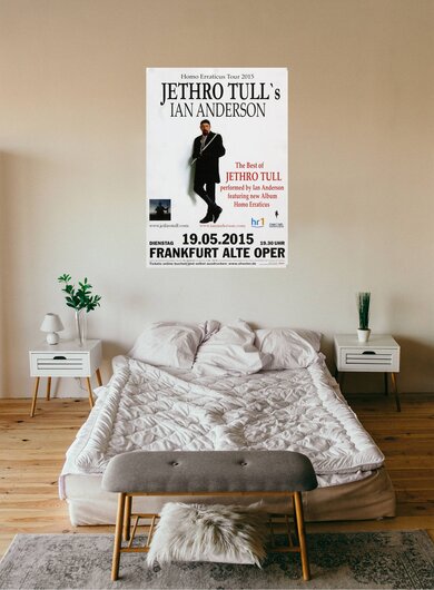 Jethro Tull - Ian Anderson, Frankfurt 2015 - Konzertplakat