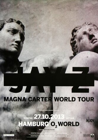 Jay - Z - Magna Carter , Hamburg 2013 - Konzertplakat