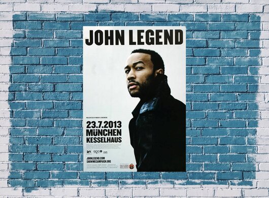 John Legend - Love In The Future, München 2013 - Konzertplakat