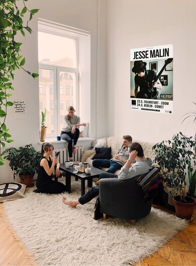 Jesse Malin - Bar Life, Frankfurt & Berlin 2015 - Konzertplakat