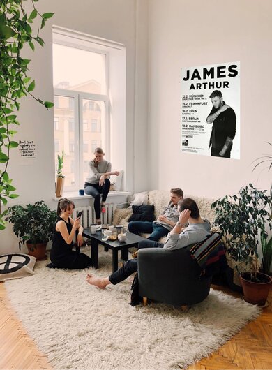 James Arthur - Perfect Line, Tour 2014 - Konzertplakat