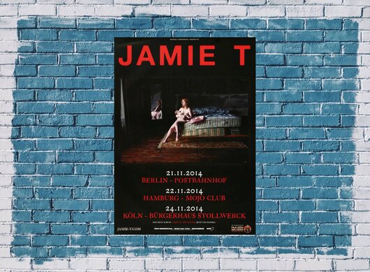 Jamie T - Carry On, Tour 2014 - Konzertplakat
