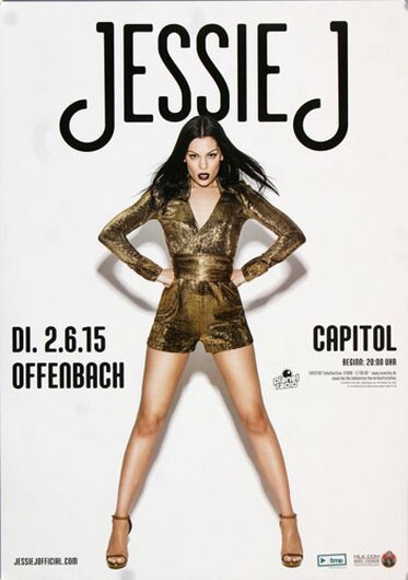 Jessie J - Bang Bang , Frankfurt 2015 - Konzertplakat