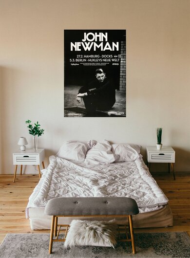 John Newman - Sign Your Name, Hamburg & Berlin 2014 - Konzertplakat