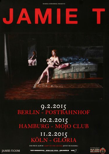 Jamie T - The Grundge, Tour 2015 - Konzertplakat