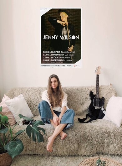 Jenny Wilson - Hardships, Tour 2015 - Konzertplakat