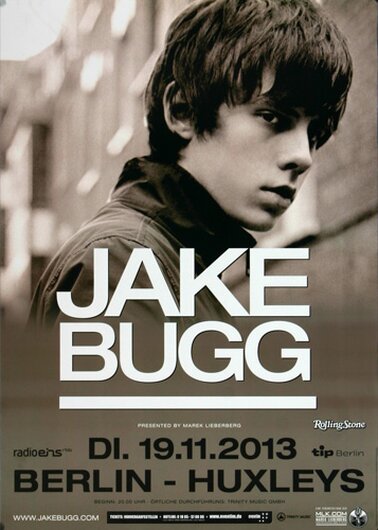 Jake Bugg - Messed Up Kids , Berlin 2013 - Konzertplakat