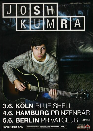 Josh Kumra - The Answer, Tour 2013 - Konzertplakat