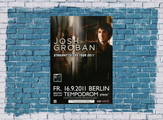 Josh Groban - Illuminations , Berlin 2011 - Konzertplakat
