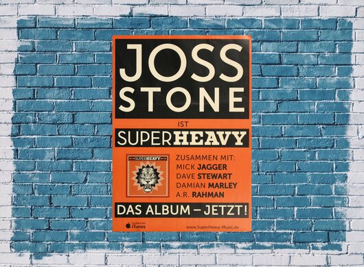 Superheavy, Joo Stone, Das Album, 2011, Konzertplakat