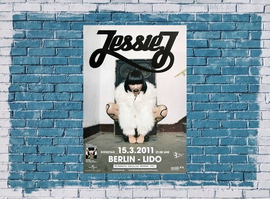 Jessie J - Who Are You, Berlin 2011 - Konzertplakat
