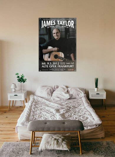 James Taylor - Intimate Evening, Frankfurt 2012 - Konzertplakat