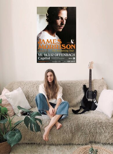 James Morrison - Awakening, Frankfurt 2012 - Konzertplakat