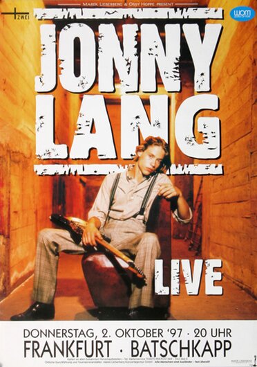 Jonny Lang - Live, Tour 1997 - Konzertplakat