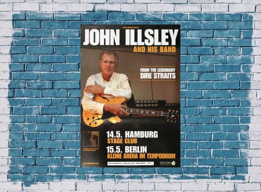 John Illsley - Streets of Heaven, Hamburg & Berlin 2010 - Konzertplakat