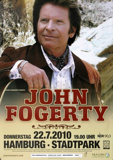John Fogerty - Centerfield , Hamburg 2010 - Konzertplakat