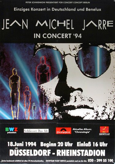 Jean Michel Jarre - Images, Düsseldorf 1994 - Konzertplakat
