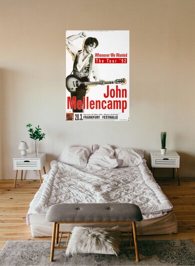 John Cougar Mellencamp - Whenever We Wanted, Frankfurt 1992 - Konzertplakat