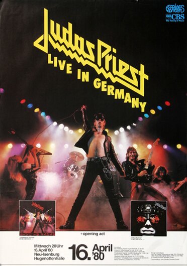 Judas Priest - British Steel, N-I, 1980 - Konzertplakat
