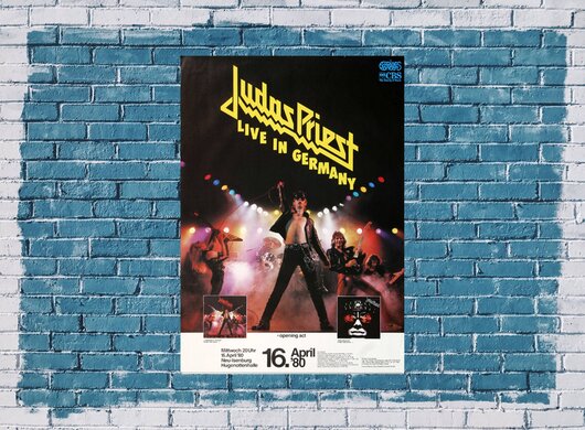 Judas Priest - British Steel, N-I, 1980 - Konzertplakat