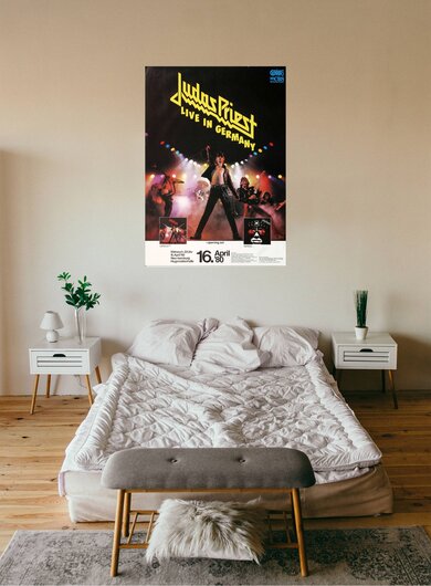 Judas Priest - British Steel, Neu-Isenburg 1980 - Konzertplakat