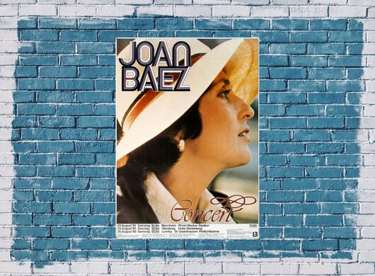 Joan Beaz - Honest Lullaby, Tour 1980 - Konzertplakat