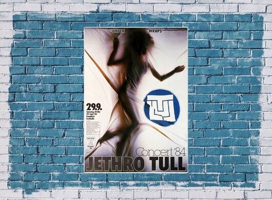 Jethro Tull - Under Wraps, Frankfurt 1984 - Konzertplakat